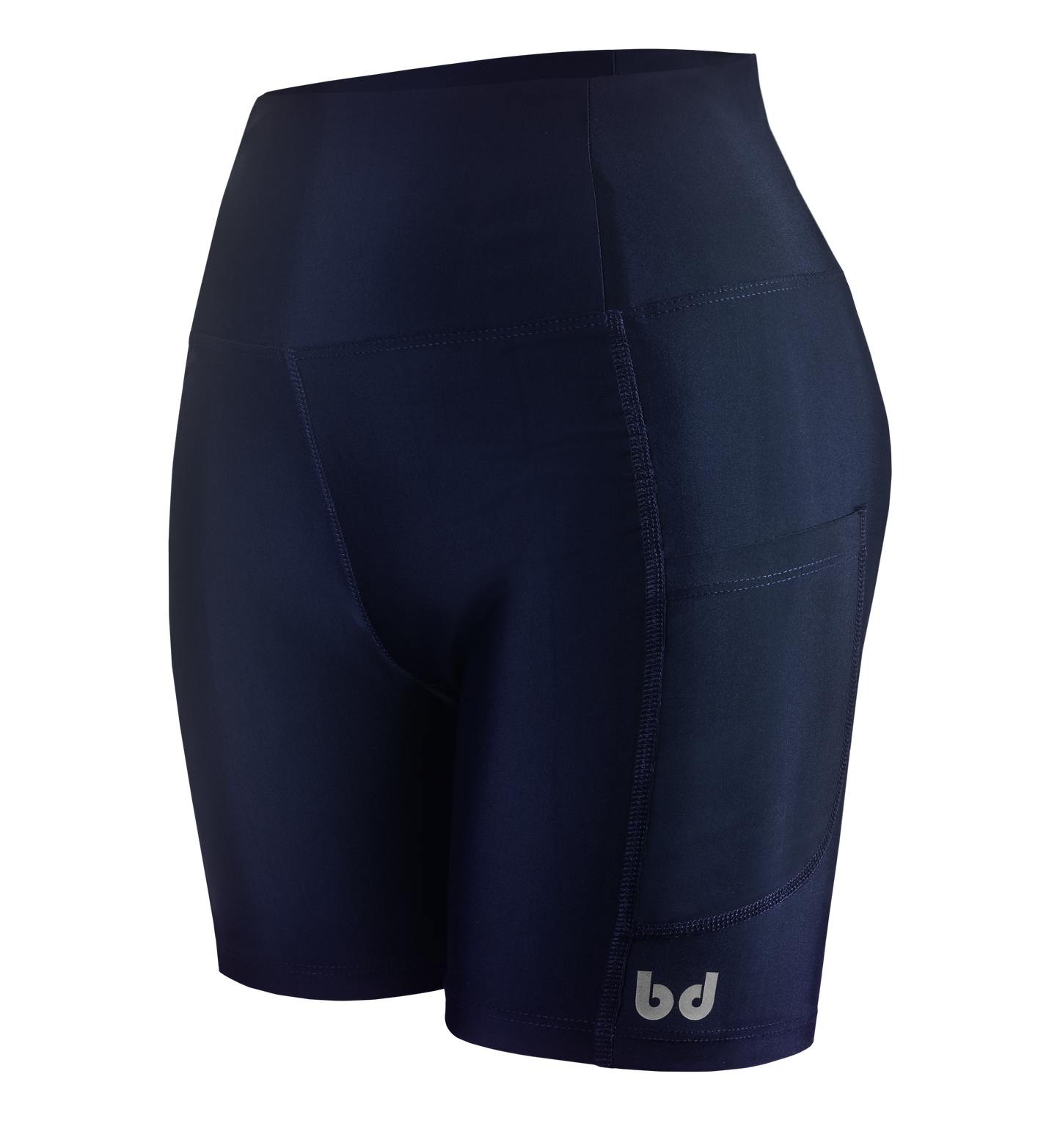 Short lycrado NAVY Mujer con bolsillos