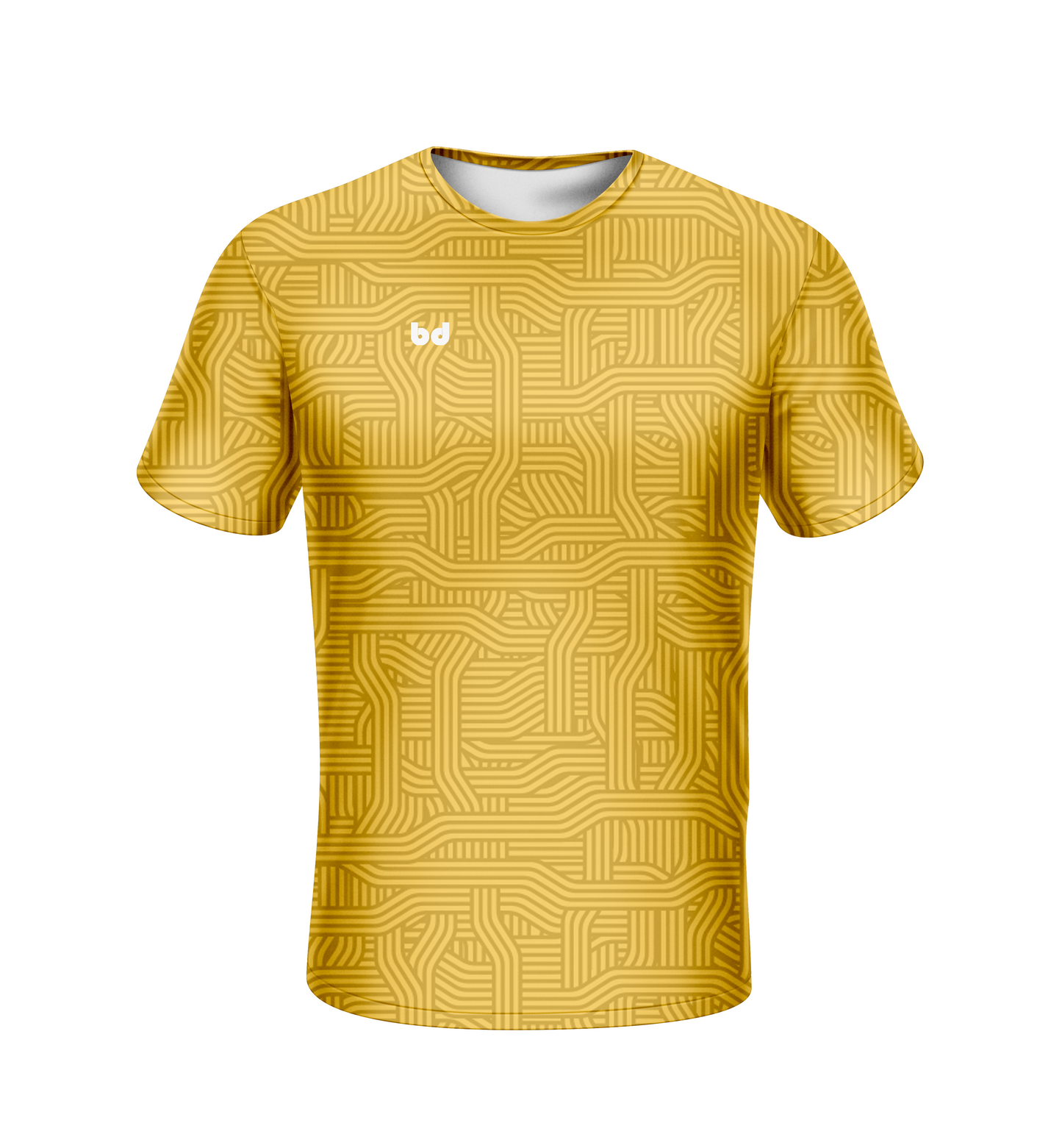 Camiseta deportiva personalizada Oro