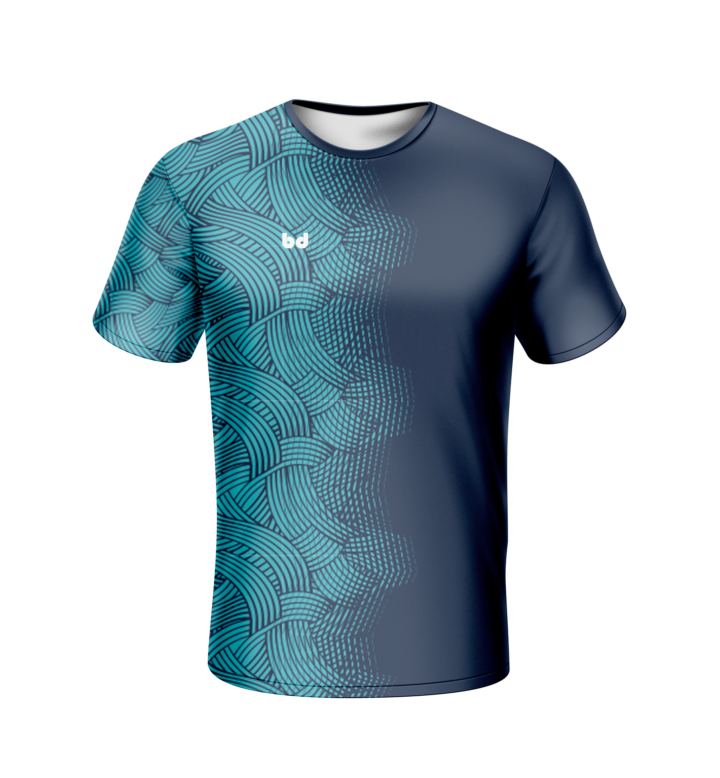 Camiseta deportiva personalizada Turquesa