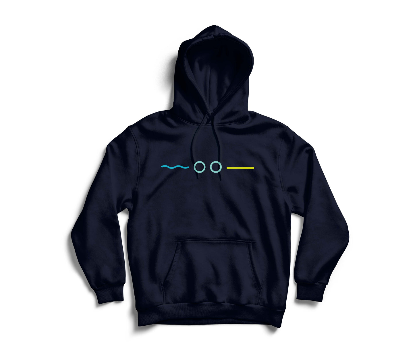 Hoodie estampado triminimalista NAVY MUJER