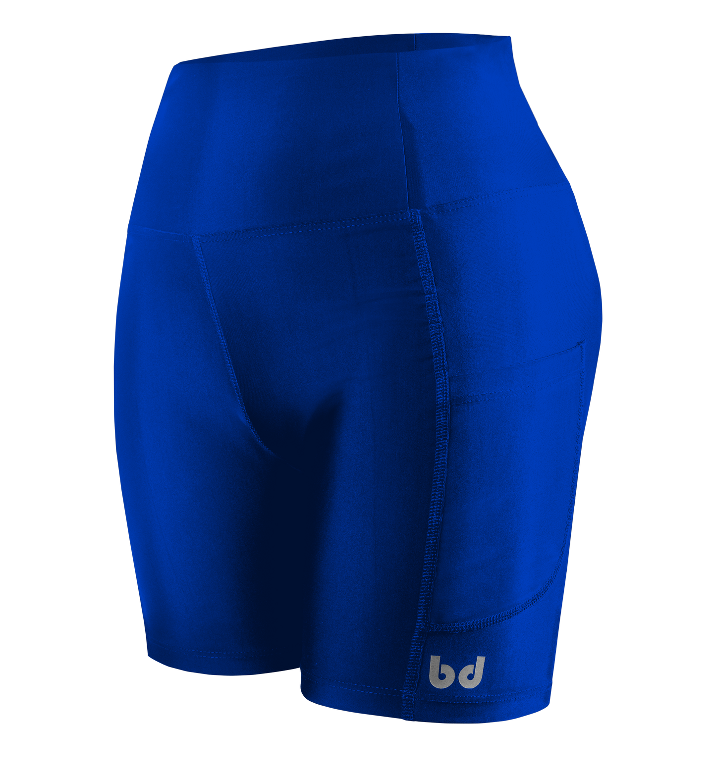 Short lycrado AZUL REY Mujer con bolsillos