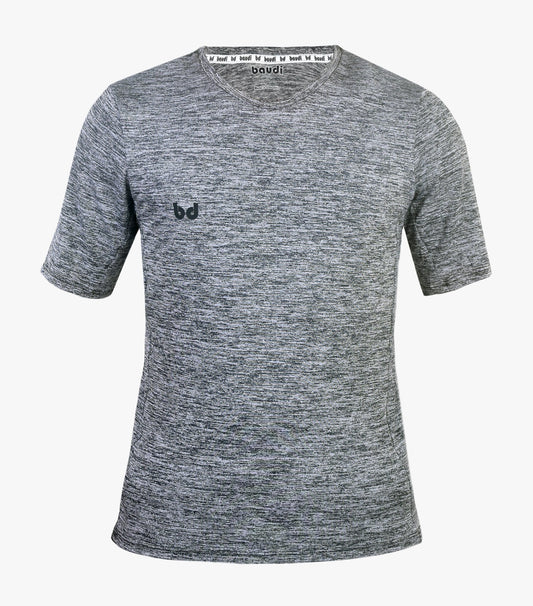 Camiseta Jaspeada Gris Hombre