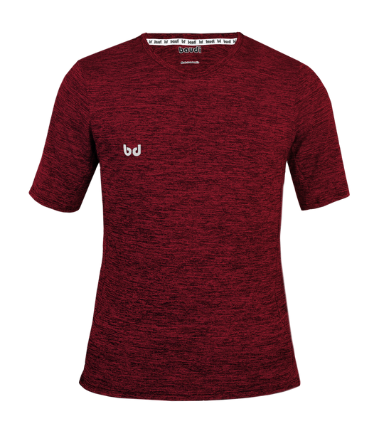 Camiseta Jaspeada Vino Hombre